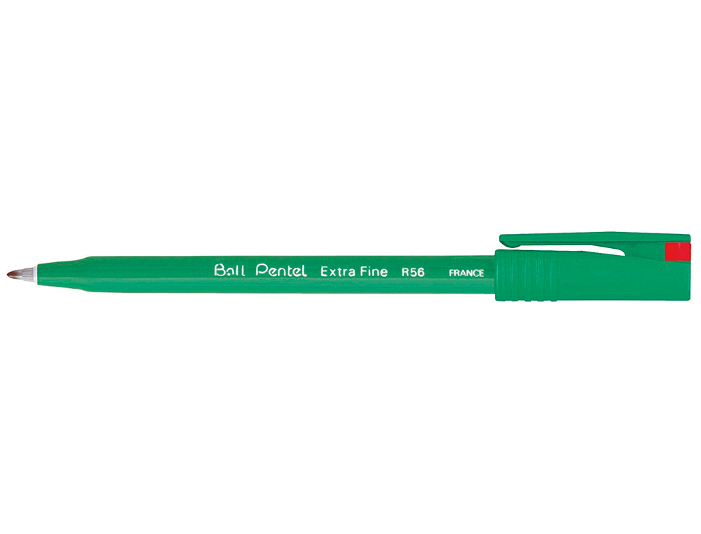 FEUTRE ROLLER BALL PENTEL R56 BILLE POINTE PLASTIQUE ÉCRITURE FINE 0.3MM COLORIS ROUGE
