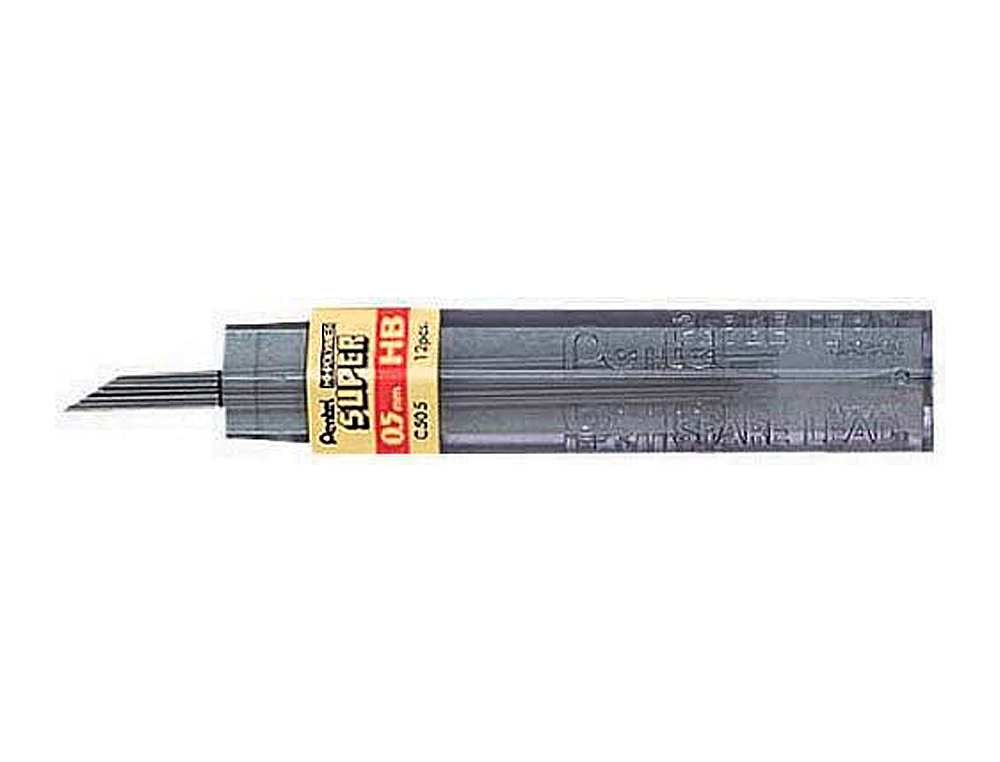 MINE PENTEL 0.5MM B ÉTUI 12 UNITÉS