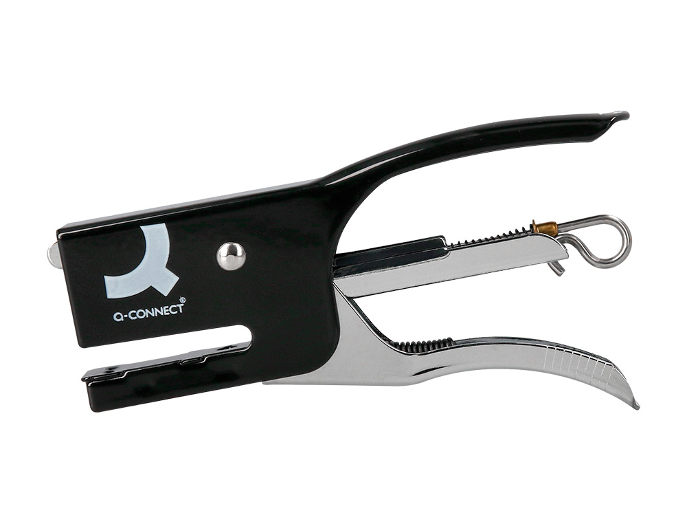 PINCE AGRAFEUSE Q-CONNECT MTAL AGRAFES N.10 RSISTANCE CAPACIT AGRAFAGE 12F COLORIS NOIR