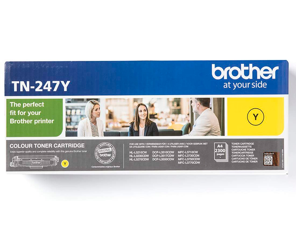 TONER BROTHER TN247Y DCP-L3510CDW/HL-L3270CDW/MFC-L3710CW JAUNE 2300 PAG
