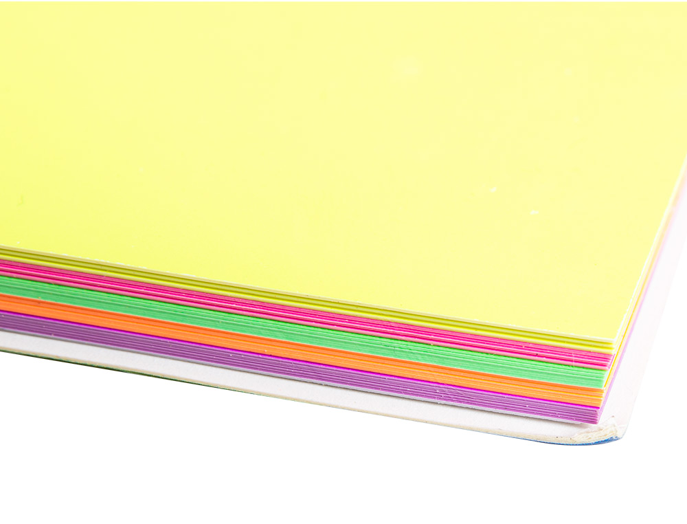 BLOC NOTES Q-CONNECT QUICK NOTES 70X70MM 100F ELECTRO STATIQUES REPOSITIONABLES COLORIS NEON