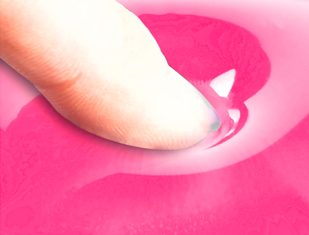 TAPIS SOURIS Q-CONNECT REPOSE-POIGNE GEL ET PVC GRAND CONFORT FACILEMENT NETTOYABLE COLORIS ROSE