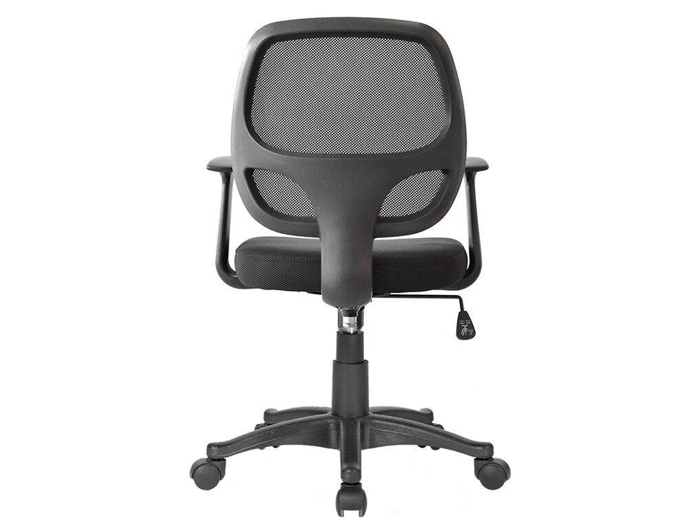 CHAISE BUREAU Q-CONNECT ROTATIVE BASE NYLON MAILLE MAXIMUM SUPPORTE 120KG 870+120X550X590MM COLORIS NOIR