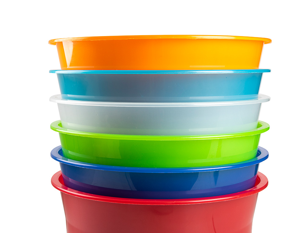 CORBEILLE PAPIER Q-CONNECT PLASTIQUE RESISTANT 13L 275X285MM COLORIS BLEU TRANSLUCIDE