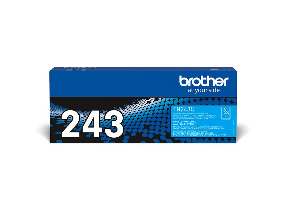 TONER BROTHER TN243C DCP-L3510CDW / HL- L3270CDW / MFC-L3710CW CYAN 1000 PAGES