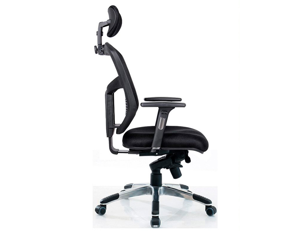 SIEGE DE BUREAU MT INTERNATIONAL 1673V2-700 DOSSIER RESILLE TETIERE REGLABLE MECANISME SYNCHRONE NOIR