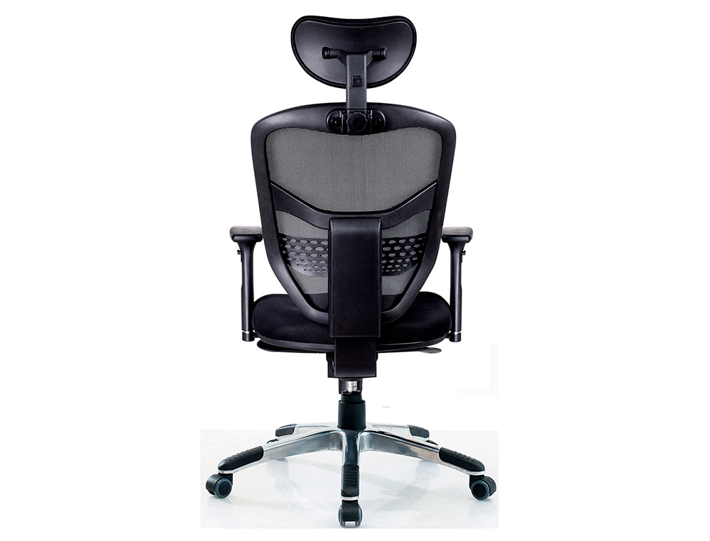 SIEGE DE BUREAU MT INTERNATIONAL 1673V2-700 DOSSIER RESILLE TETIERE REGLABLE MECANISME SYNCHRONE NOIR