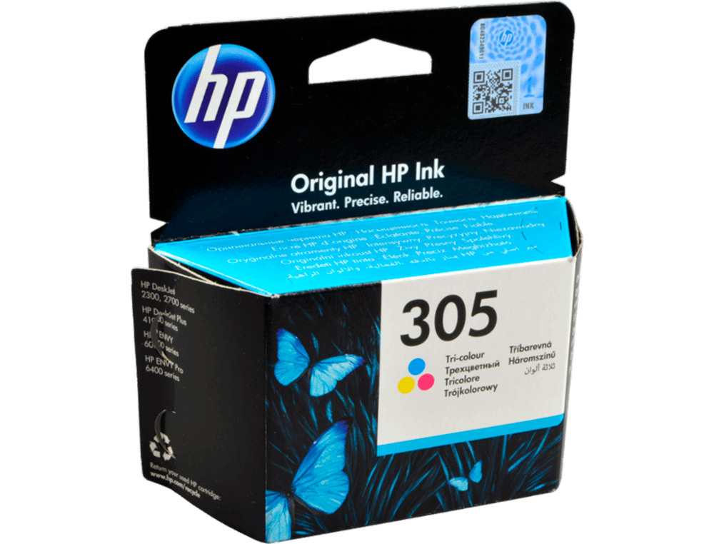 CARTOUCHE D'ENCRE HP 305 POUR HP ENVY 6010/22/30/32 ET      DESKJET CYAN,MAGENTA,JAUNE    2710/2720/2721/2722/2723/2724