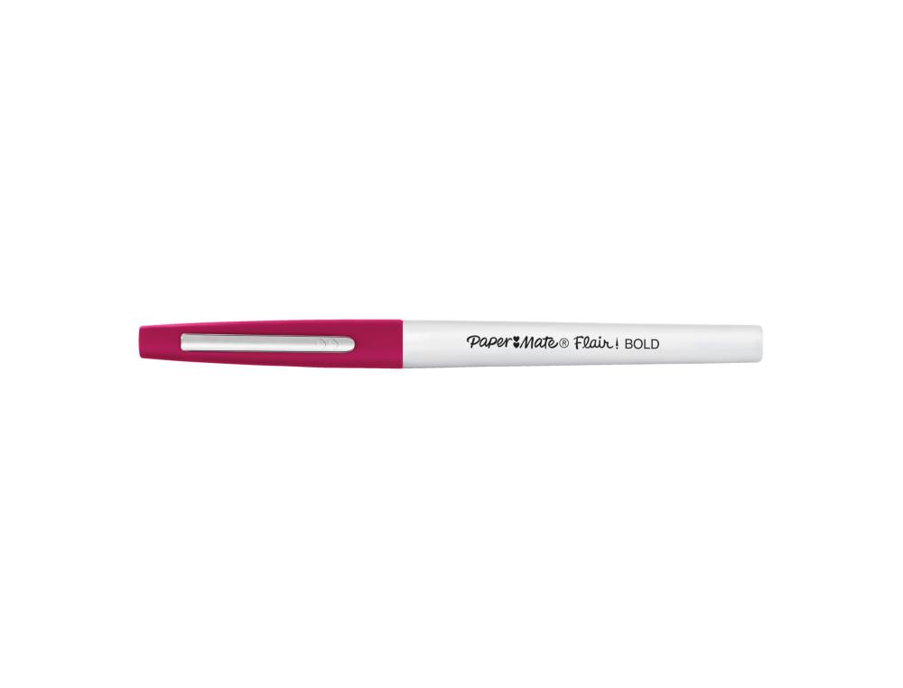 FEUTRE ECRITURE PAPER MATE FLAIR BOLD POINTE LARGE BLISTER 12 UNITES