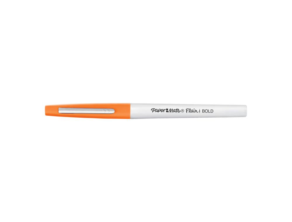 FEUTRE ECRITURE PAPER MATE FLAIR BOLD POINTE LARGE BLISTER 12 UNITES
