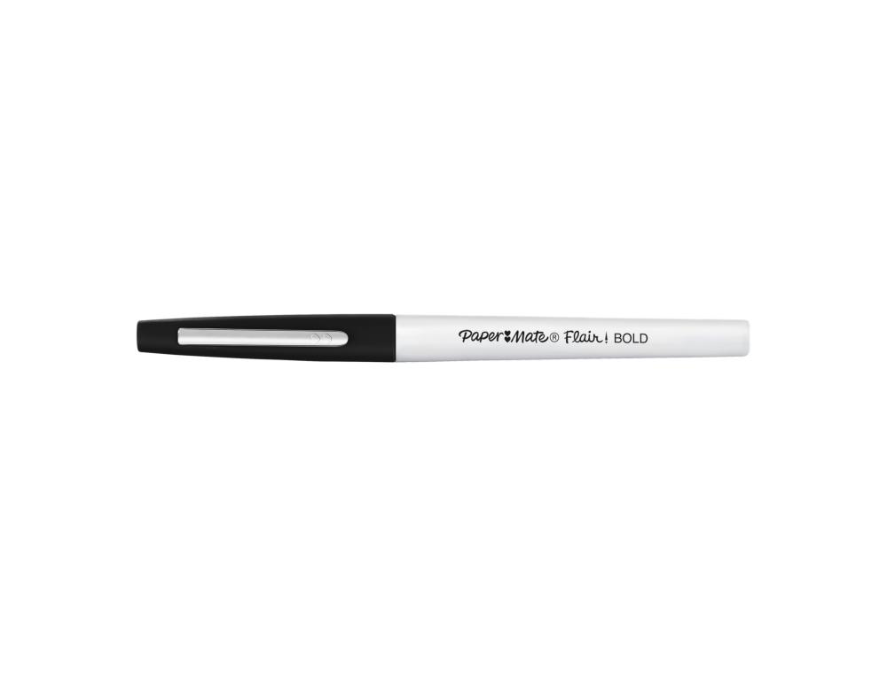 FEUTRE ECRITURE PAPER MATE FLAIR BOLD POINTE LARGE BLISTER 12 UNITES