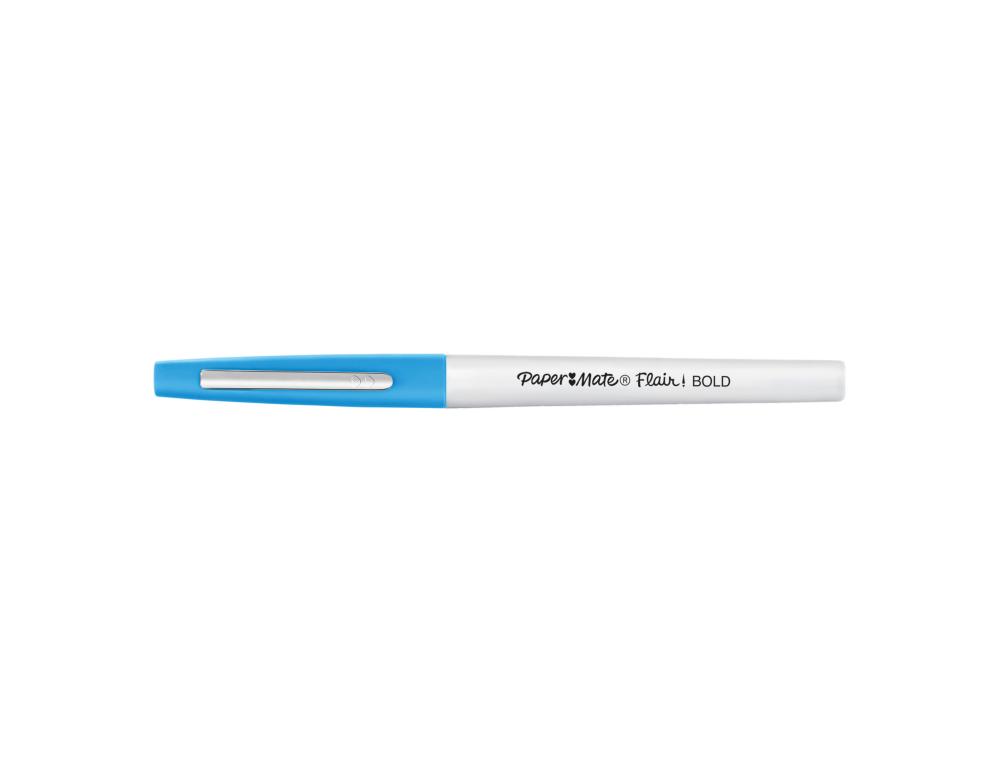 FEUTRE ECRITURE PAPER MATE FLAIR BOLD POINTE LARGE BLISTER 12 UNITES