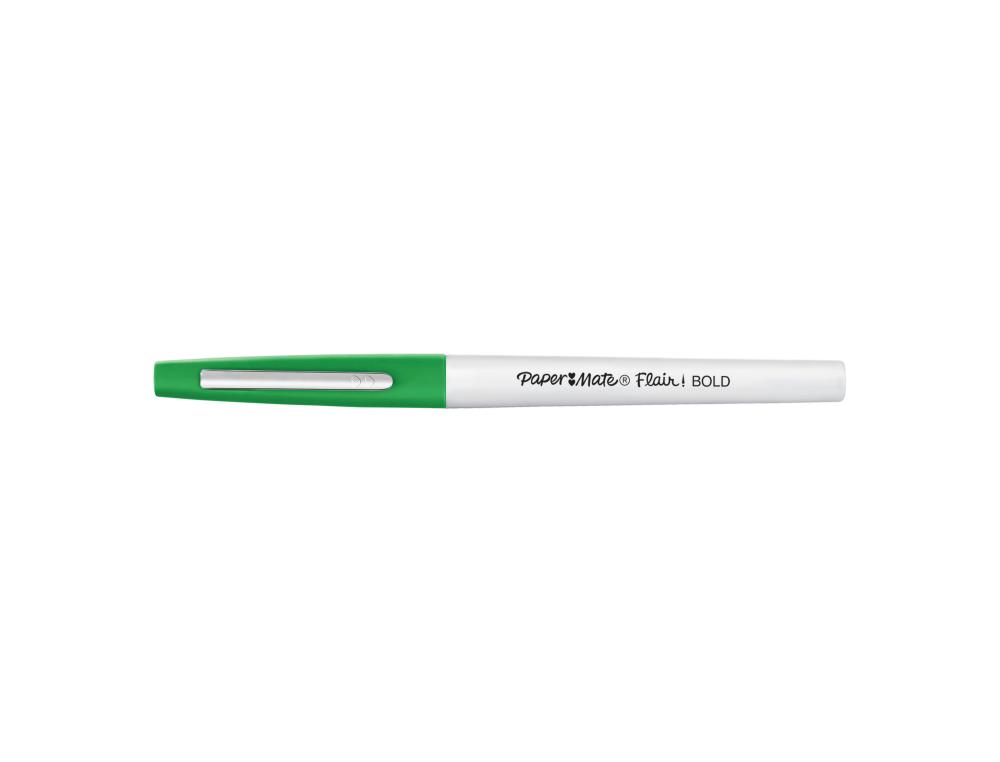 FEUTRE ECRITURE PAPER MATE FLAIR BOLD POINTE LARGE BLISTER 12 UNITES