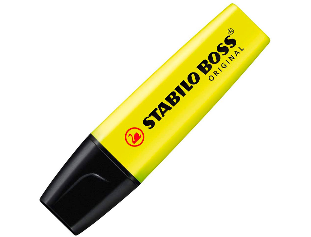 SURLIGNEUR STABILO BOSS ORIGINAL EDITION COLLECTOR    RECHARGEABLE POINTE BISEAUTEE TRACE 2/5MM DESKSET 15 UNITES