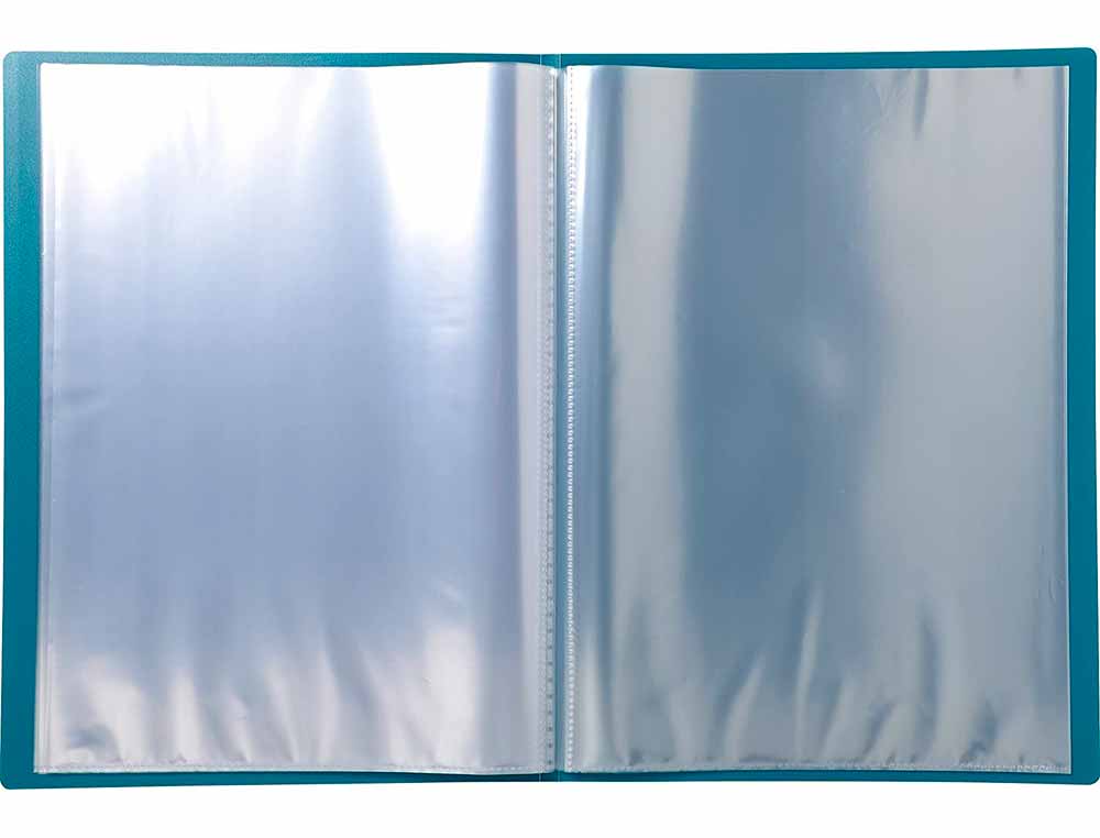 PROTEGE-DOCUMENTS PERSONNALISABLE EXACOMPTA     POLYPROPYLENE SEMI-RIGIDE     24X32CM 200 VUES COLORIS