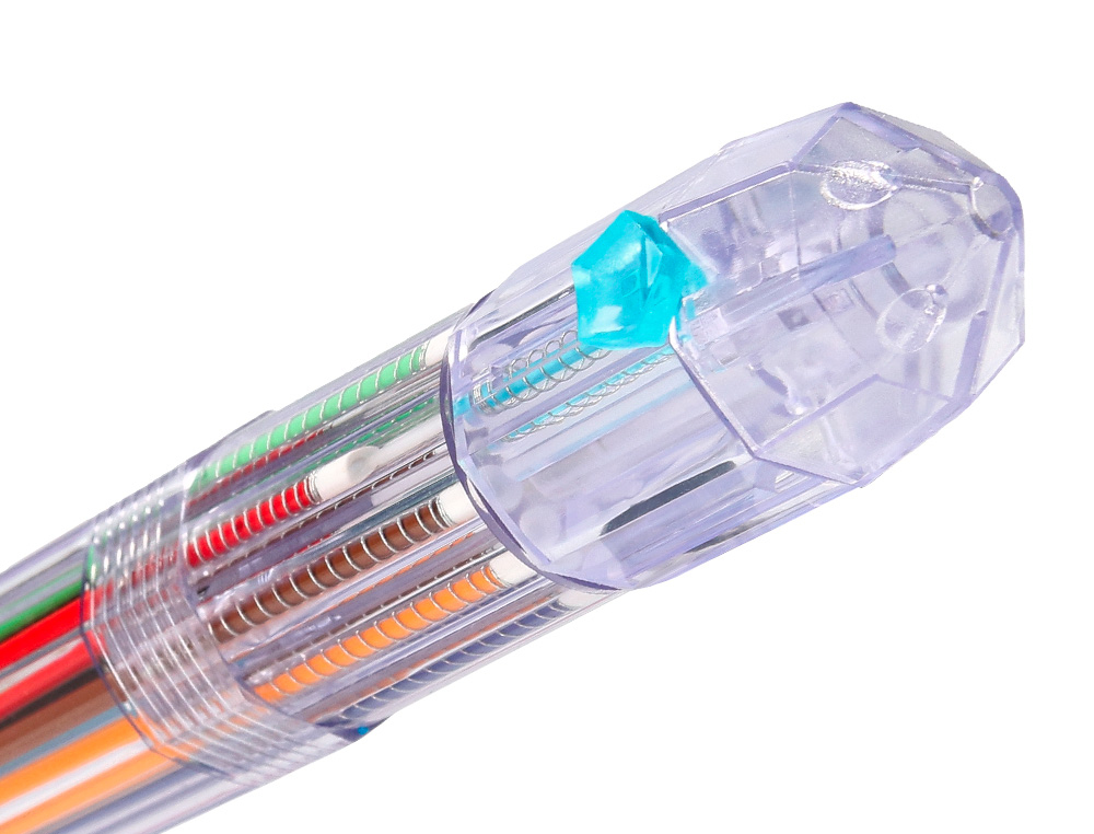 STYLO-BILLE LIDERPAPEL 10 EN 1 POINTE 1MM TRAIT 0.7MM      RETRACTABLE