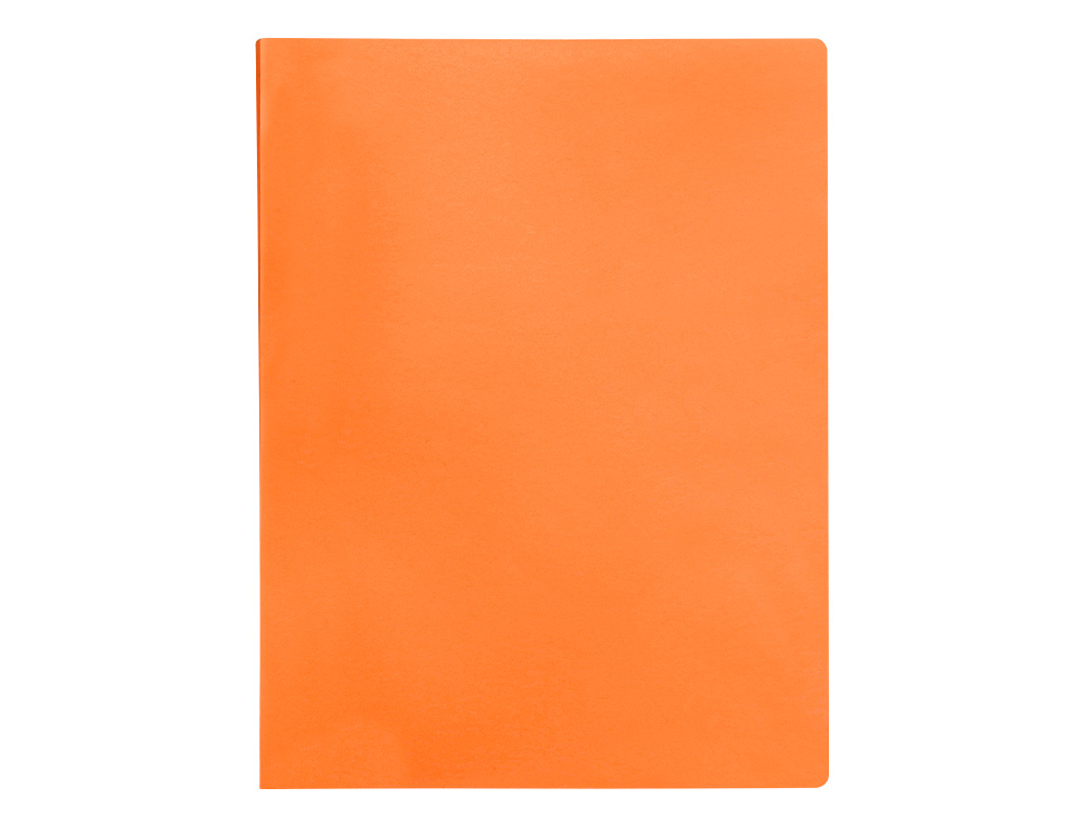 PROTEGE-DOCUMENTS LIDERPAPEL POLYPROPYLENE COUVERTURE      FLEXIBLE 60 POCHETTES FIXES   A4 220X297MM ORANGE FLUO