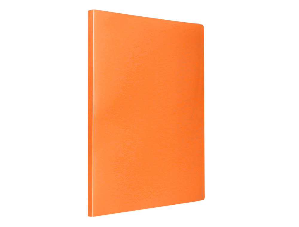 PROTEGE-DOCUMENTS LIDERPAPEL POLYPROPYLENE COUVERTURE      FLEXIBLE 60 POCHETTES FIXES   A4 220X297MM ORANGE FLUO