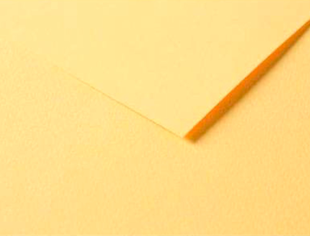 PAPIER DESSIN CLAIREFONTAINE A GRAIN 160G 1 SURFACE GRAINEE 1 LISSE 50X65CM PAQUET 25F COLORIS BOUTON