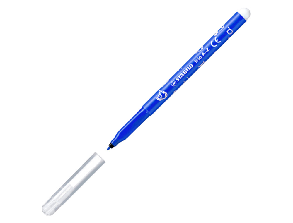 RECHARGE SCHOOLPACK FEUTRE DE COLORIAGE STABILO TRIO A-Z    ENCRE LAVABLE POINTE MOYENNE  12 UNITES BLEU BE15/278-37841