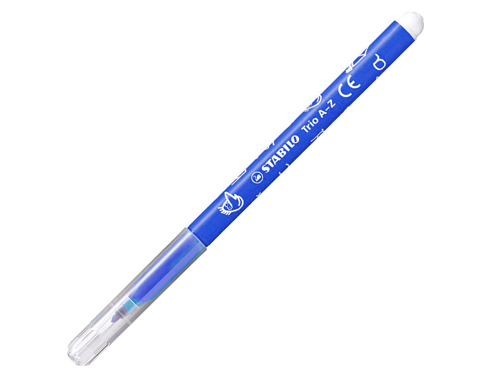 RECHARGE SCHOOLPACK FEUTRE DE COLORIAGE STABILO TRIO A-Z    ENCRE LAVABLE POINTE MOYENNE  12 UNITES BLEU BE15/278-37841