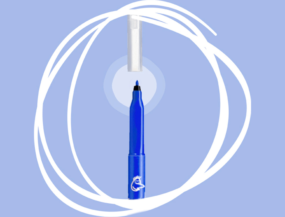 RECHARGE SCHOOLPACK FEUTRE DE COLORIAGE STABILO TRIO A-Z    ENCRE LAVABLE POINTE MOYENNE  12 UNITES BLEU BE15/278-37841