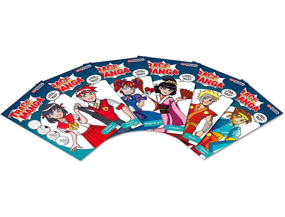 TRACE-MANGA GO MANGA 2 POCHOIRS SILHOUETTE A TRACER TENUE VESTIMENTAIRE ET ACCESSOIRES MODELE PRINCESSE
