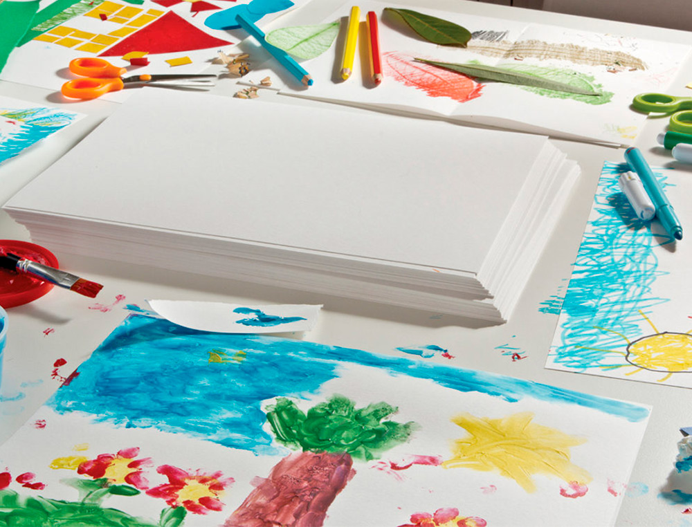 PAPIER DESSIN FABRIANO ST'ART 120G/M2 FORMAT 50X65CM 250    FEUILLES BLANC