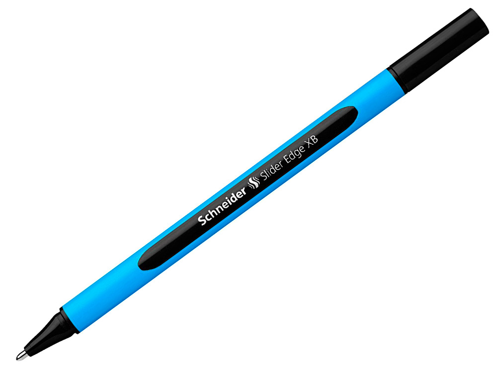 STYLO-BILLE SCHNEIDER SLIDER EDGE POINTE MOYENNE COLORIS   NOIR