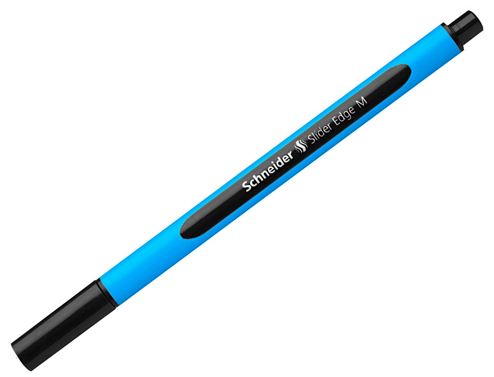 STYLO-BILLE SCHNEIDER SLIDER EDGE POINTE MOYENNE COLORIS   NOIR