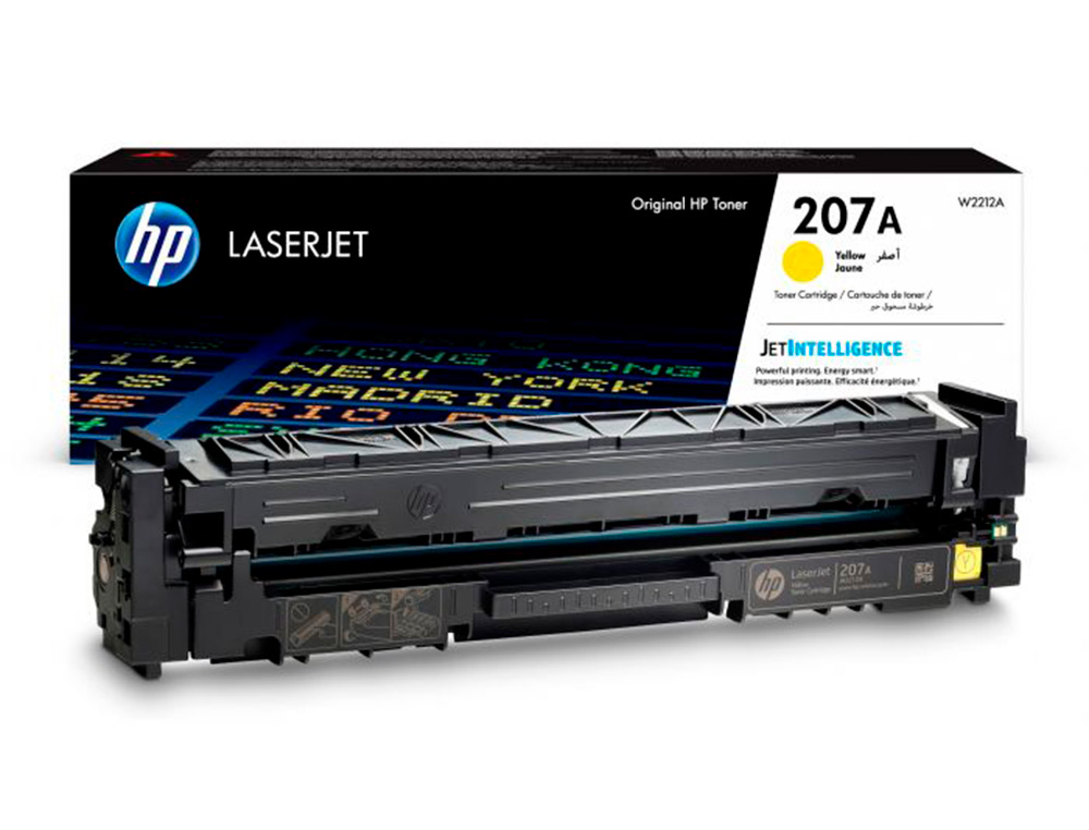 CARTOUCHE D'ENCRE HP 207A POUR HP COLOR LASERJET PRO    M255DW M255NW M282NW M283FDN  JAUNE 1250P