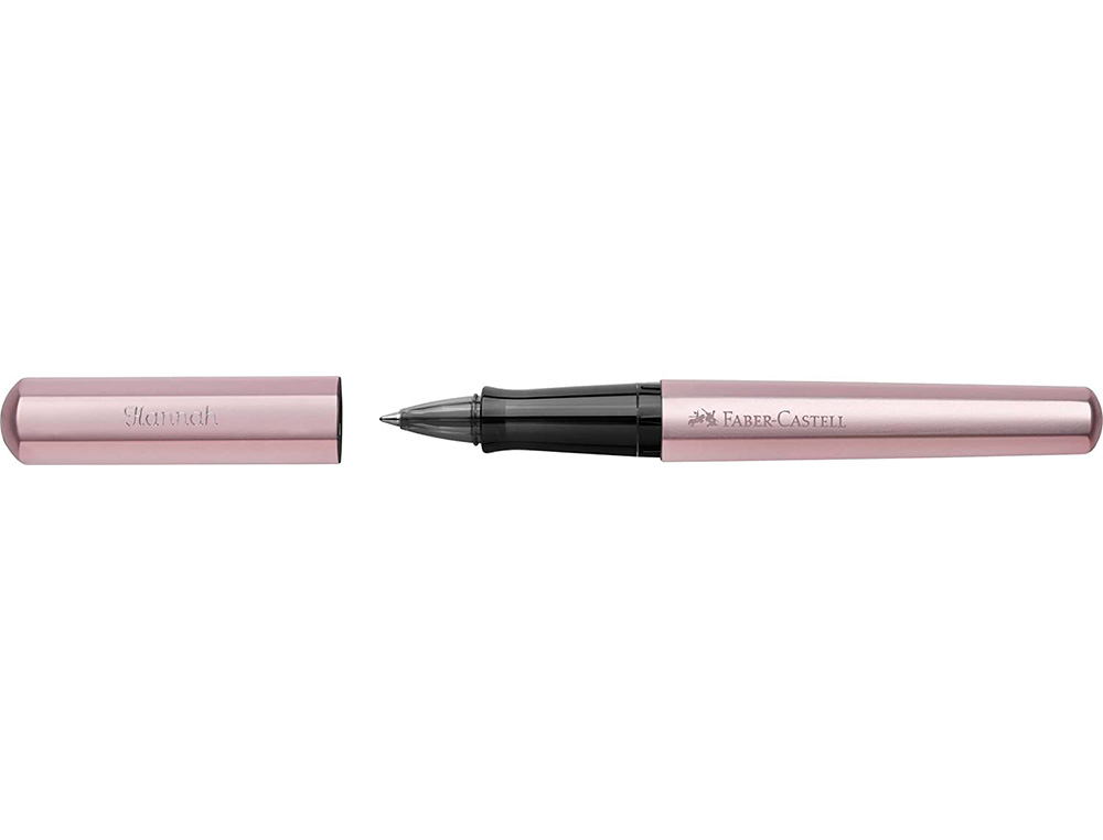 ROLLER FABER CASTELL HEXO POINTE CERAMIQUE ALUMINIUM ROSE