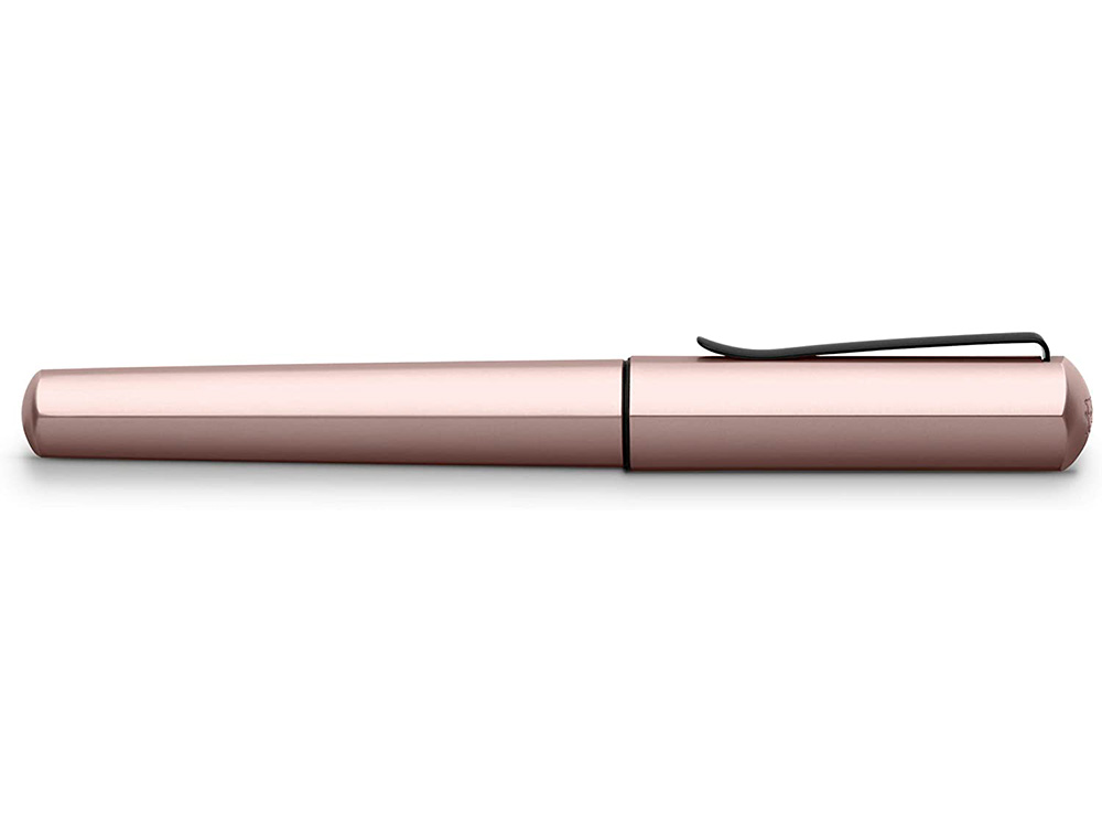 ROLLER FABER CASTELL HEXO POINTE CERAMIQUE ALUMINIUM ROSE