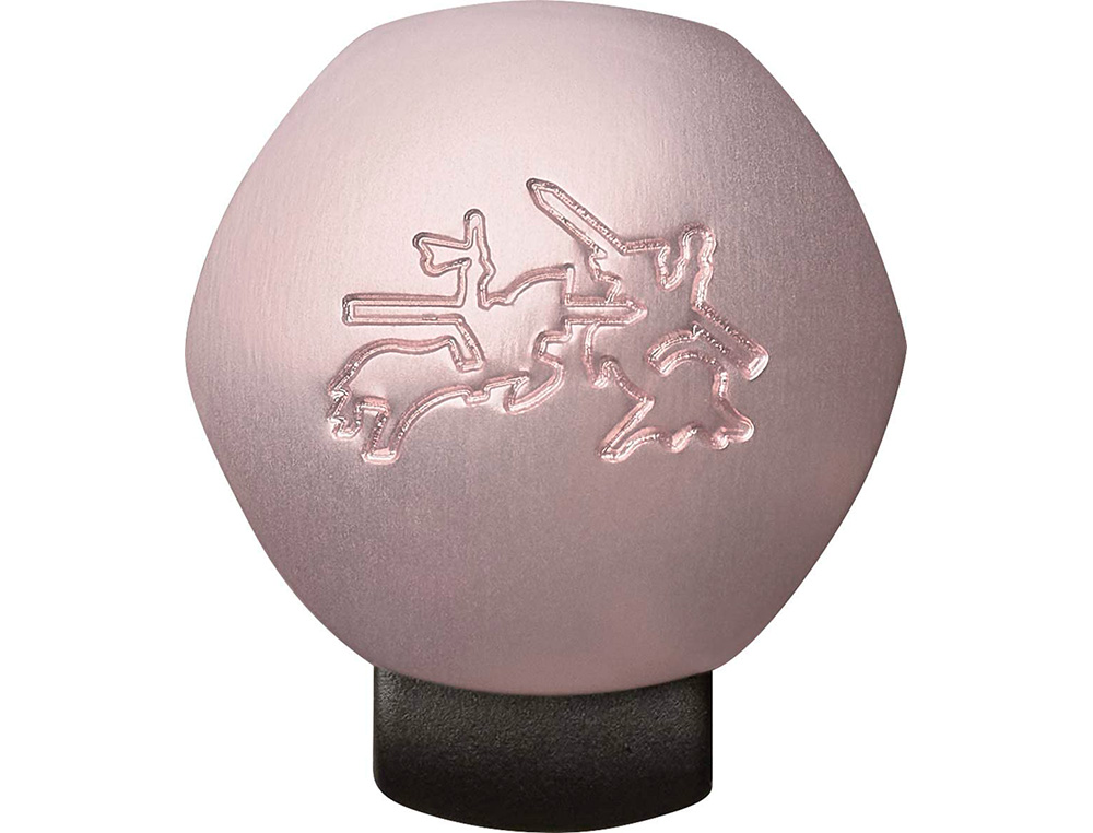 ROLLER FABER CASTELL HEXO POINTE CERAMIQUE ALUMINIUM ROSE