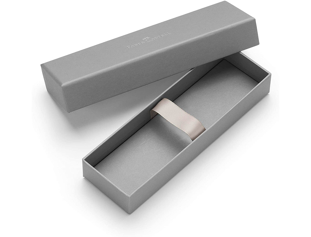 STYLO-BILLE FABER CASTELL HEXO ALUMINIUM ARGENT