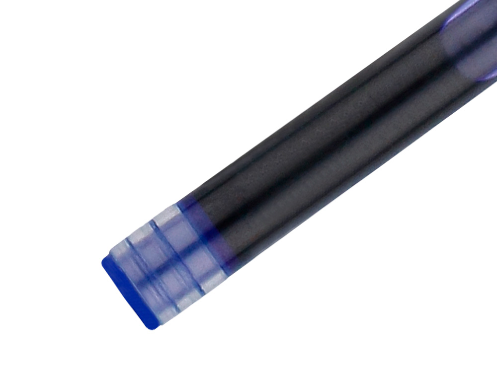 RECHARGE STYLO-PLUME BELIUS ENCRE COLORIS BLEUE BOITE 6 CARTOUCHES