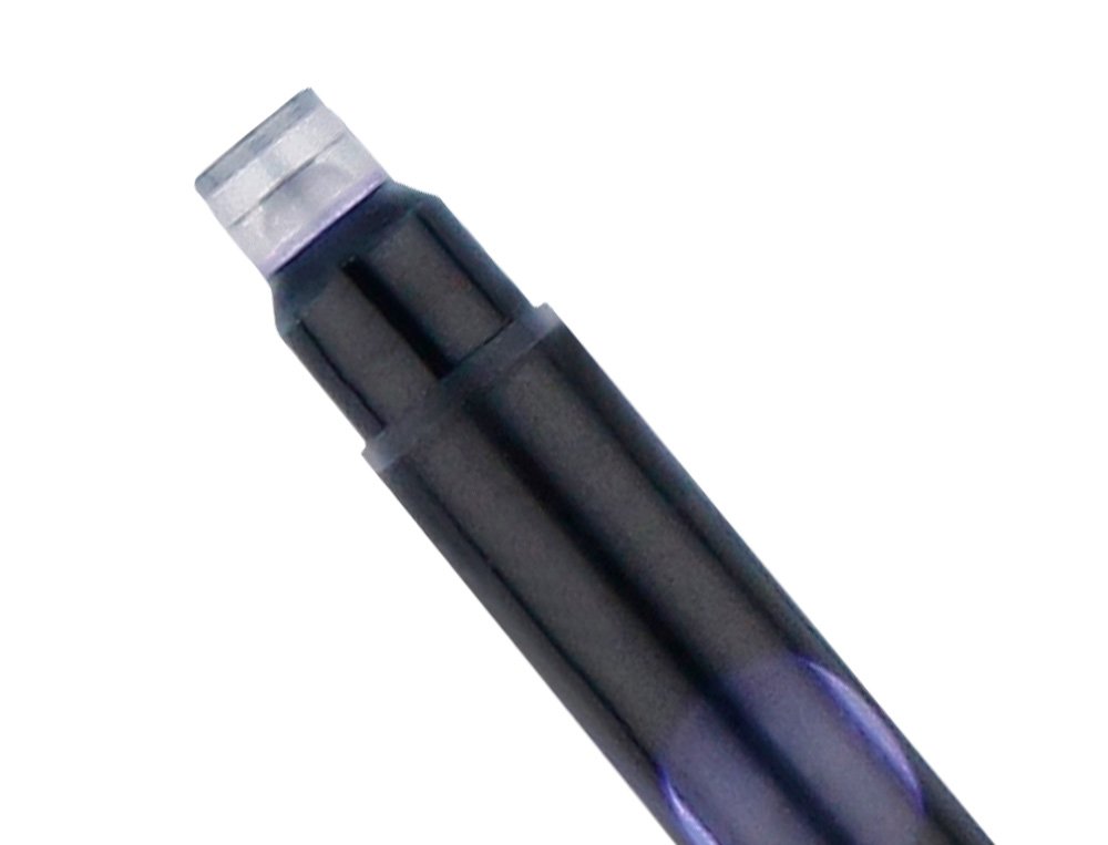 RECHARGE STYLO-PLUME BELIUS ENCRE COLORIS BLEUE BOITE 6 CARTOUCHES