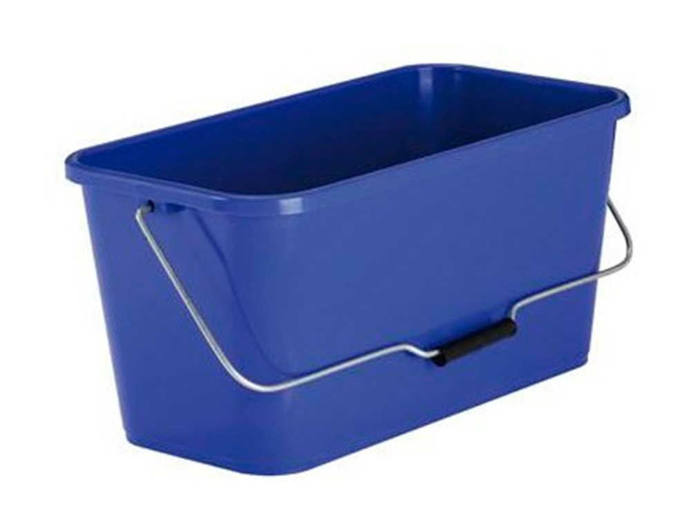 SEAU COLDIS RECTANGULAIRE POUR MOUILLEUR VITRE POLYPROPYLENE 413X220X201MM 12 L COLORIS BLEU