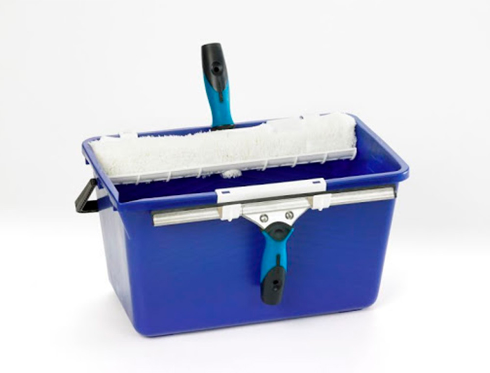 SEAU COLDIS RECTANGULAIRE POUR MOUILLEUR VITRE POLYPROPYLENE 413X220X201MM 12 L COLORIS BLEU
