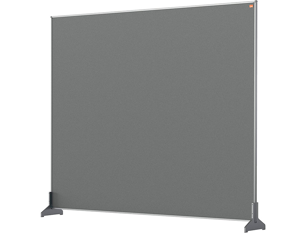 SEPARATEUR BUREAU NOBO EN TISSU 1200X1000MM COLORIS GRIS