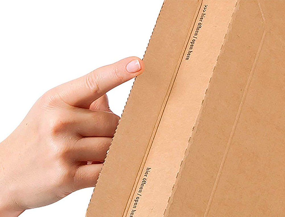 POCHETTE EXPEDITION COLOMPAC CARTON RIGIDE BRUN BANDE ADHESIVE 310X345X30MM