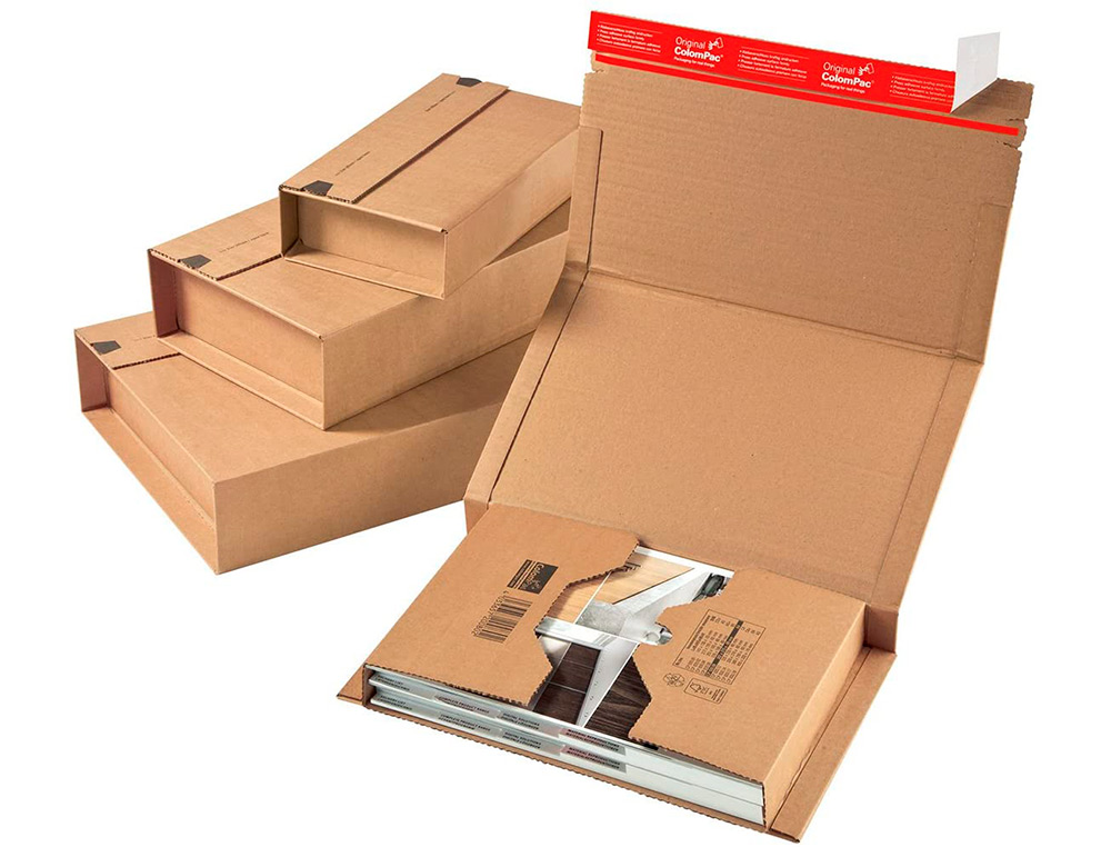 ETUI EXPEDITION COLOMPAC KRAFT UNIVERSEL BRUN          147X126X55MM
