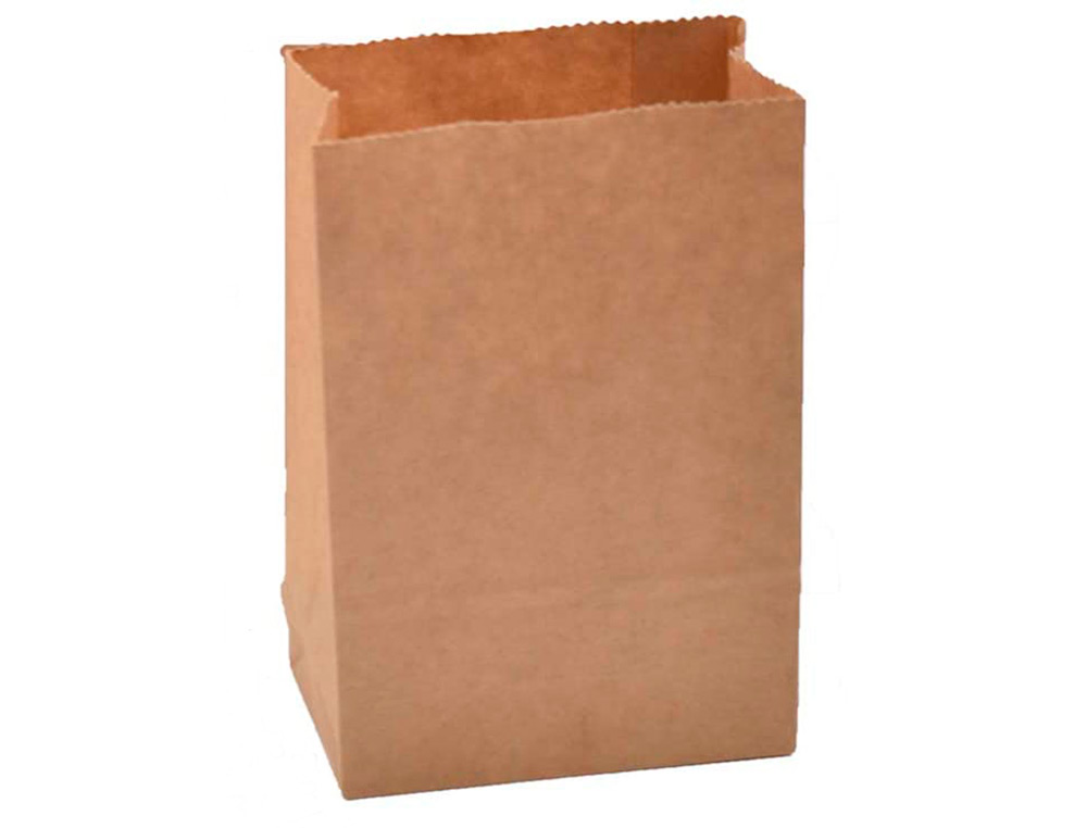 SACHET ALIMENTAIRE KRAFT BRUN 70G/M2 BIODEGRADABLE          30X50X8CM LOT DE 100