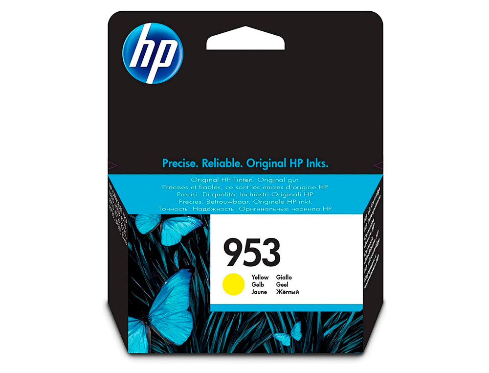 CARTOUCHE HP 953 JET D'ENCRE F6U14AE COULEUR JAUNE 630P