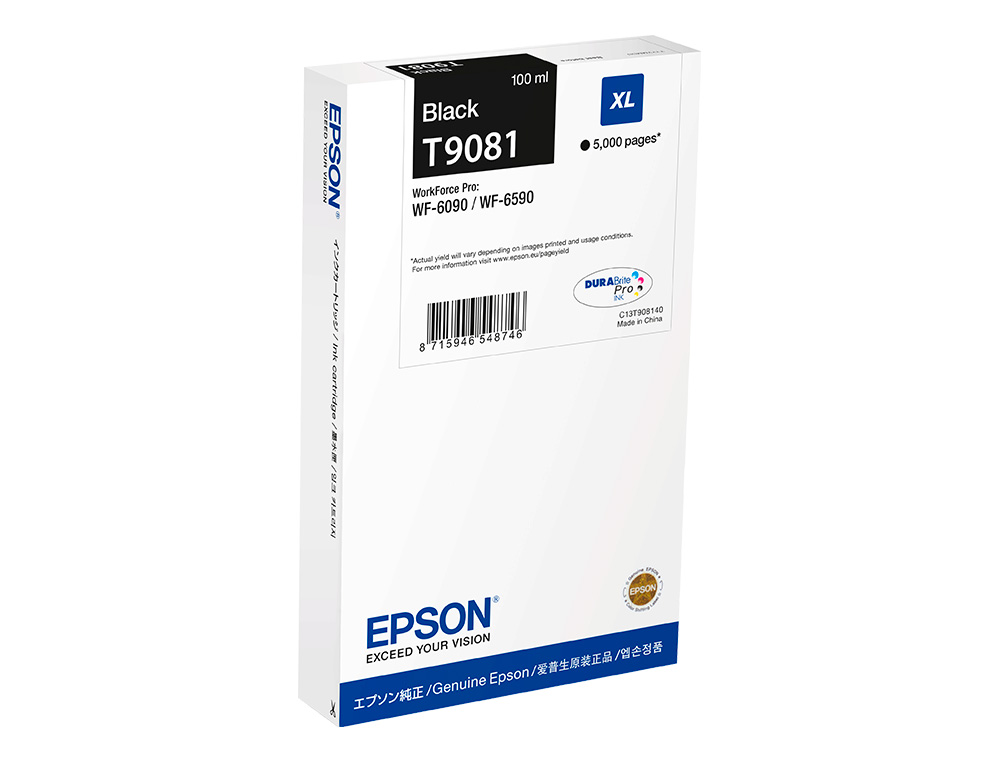 CARTOUCHE ENCRE  EPSON WF-6590DWF/WF-6090DWXL NOIR