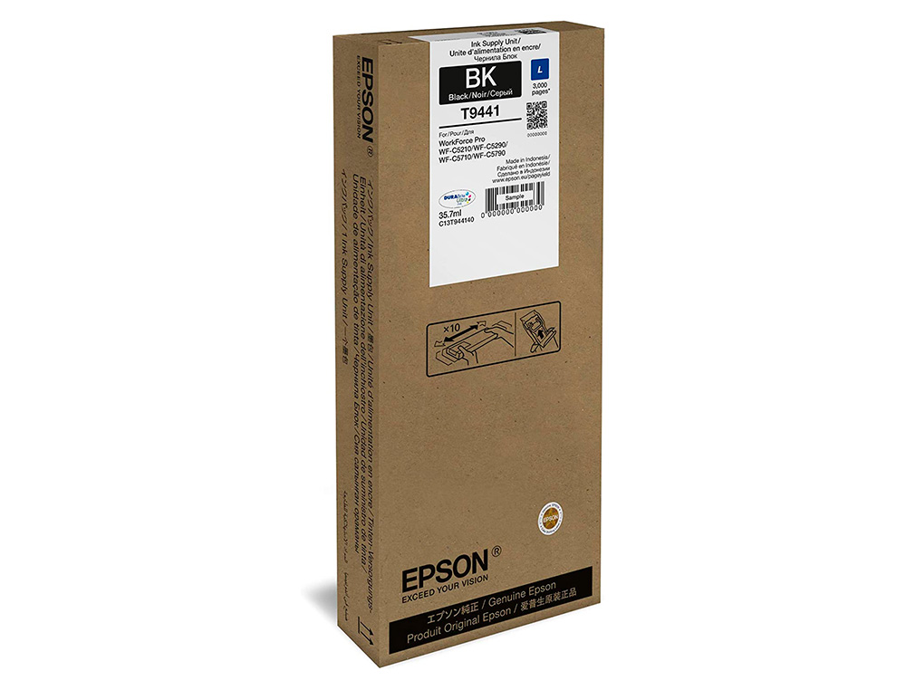 CARTOUCHE ENCRE  EPSON WF-C5XXX SERIES INK L 3000   NOIR