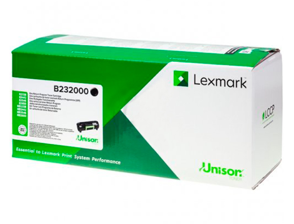 TONER LASER LEXMARK B232000 COULEUR NOIR 3000 PAG
