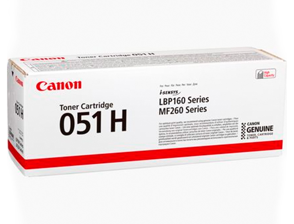 CARTOUCHE LASER CANON CRG 051H  COULEUR NOIR 4100 PAG