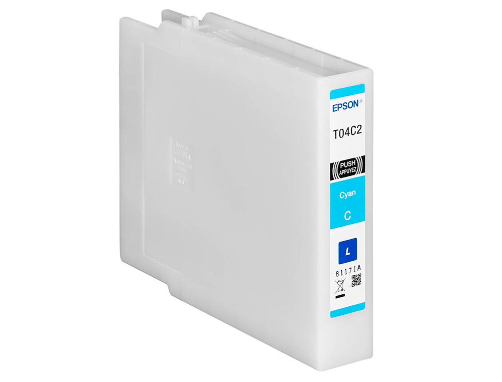 CARTOUCHE EPSON JET D'ENCRE T04C2 COULEUR CYAN 1700 PAG