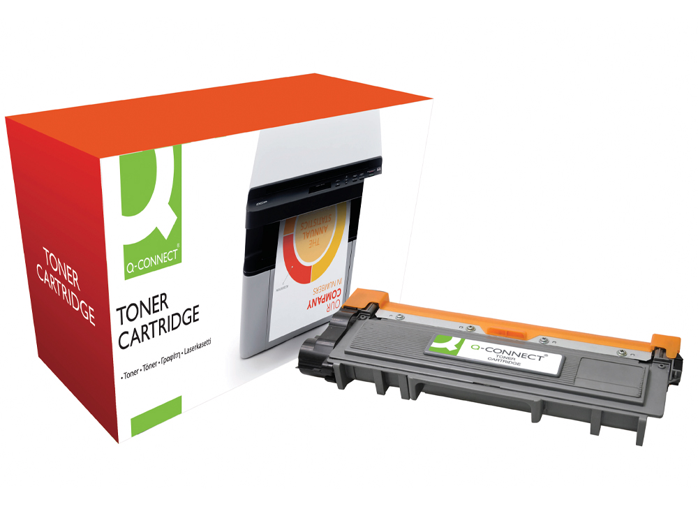 TONER Q-CONNECT COMPATIBLE BROTHER TN2320 POUR HLL2300 2340 2360 2365 DCPL2500 2520 2540 MFCL2700 2720 2740 NOIR 2600P